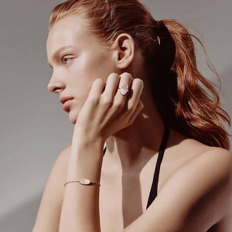 Chaine d'ancre Verso ring, medium model | Hermès USA